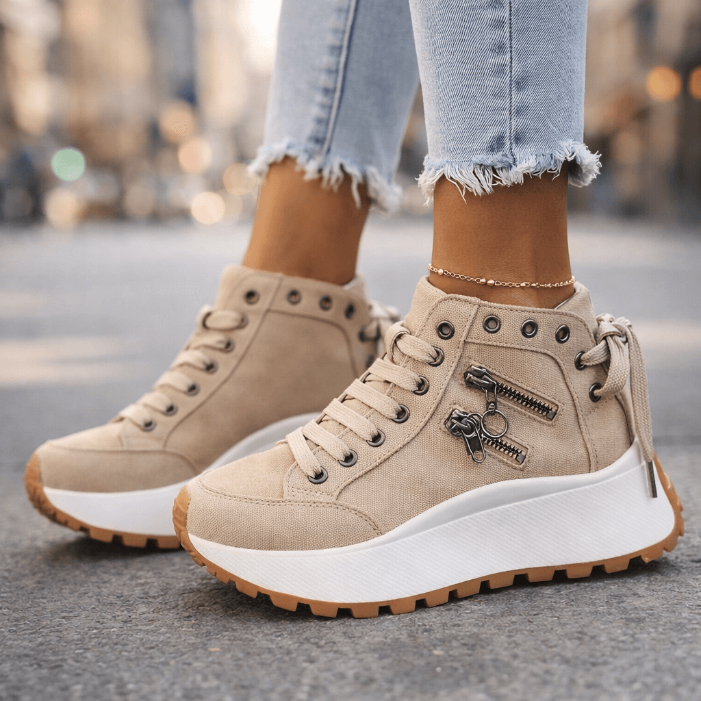 Avelin Lyon | Baskets femme à semelle plateforme