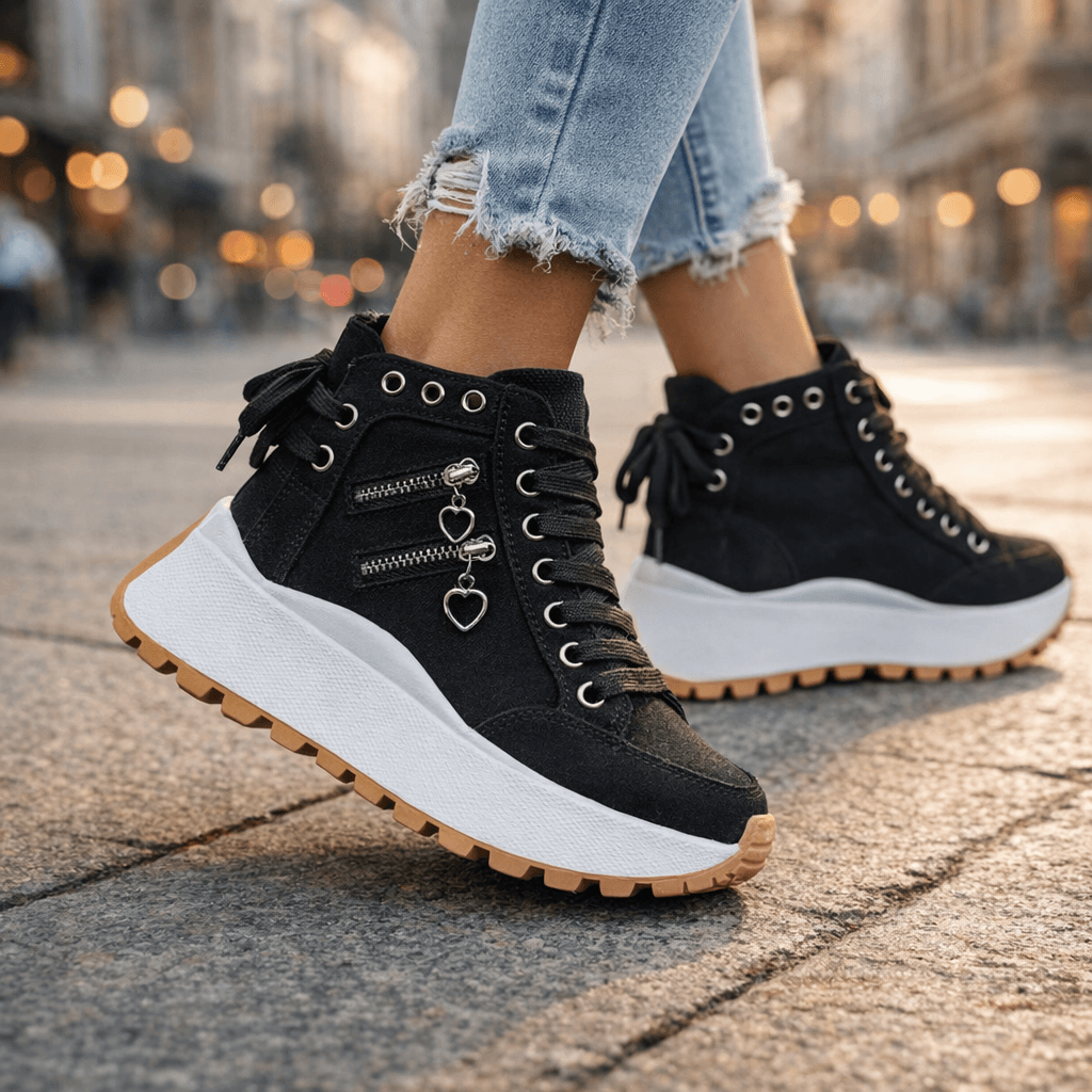 Avelin Lyon | Baskets femme à semelle plateforme