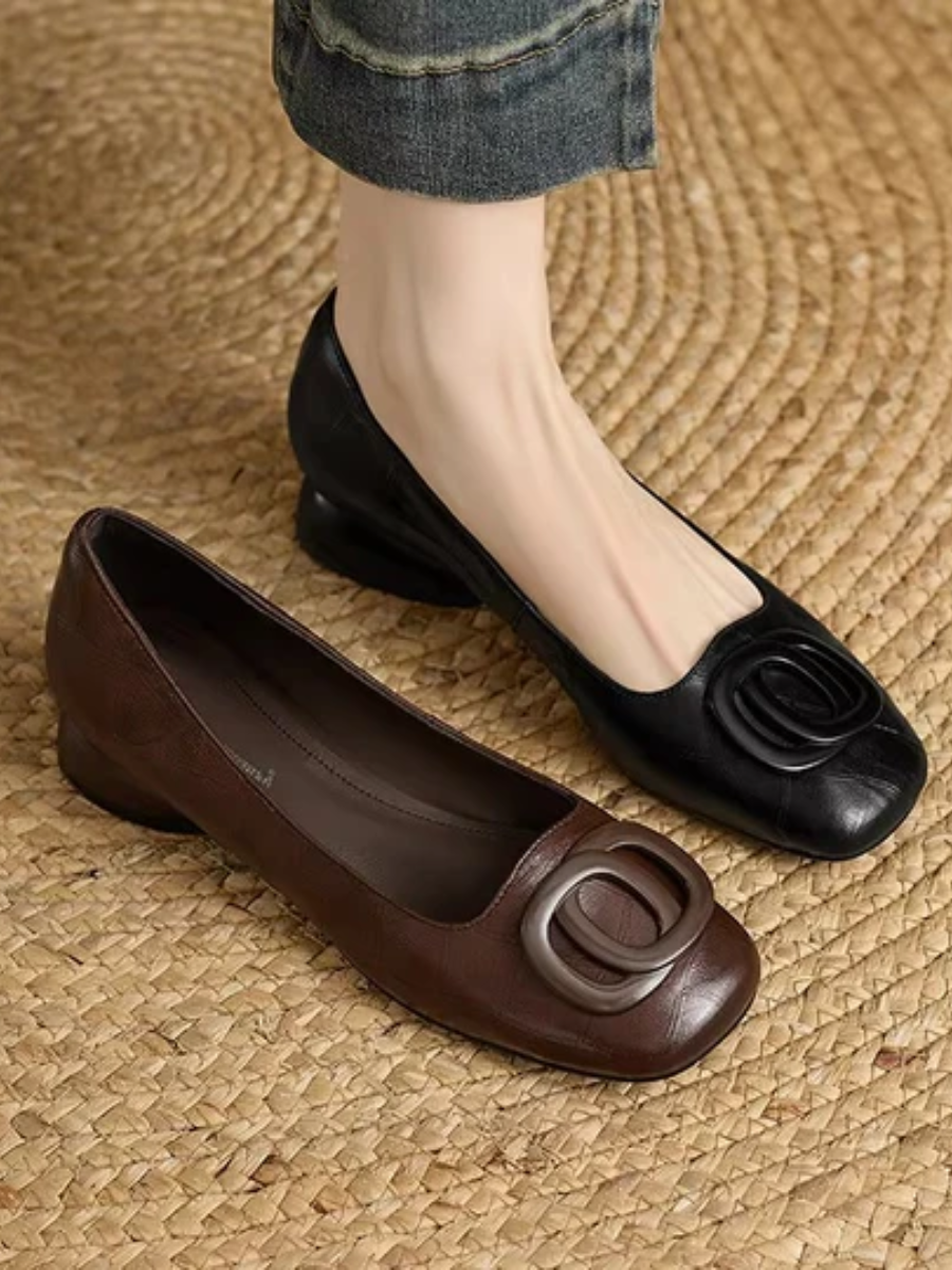 Avelin Lyon | Ballerines femme à ornement sur le dessus