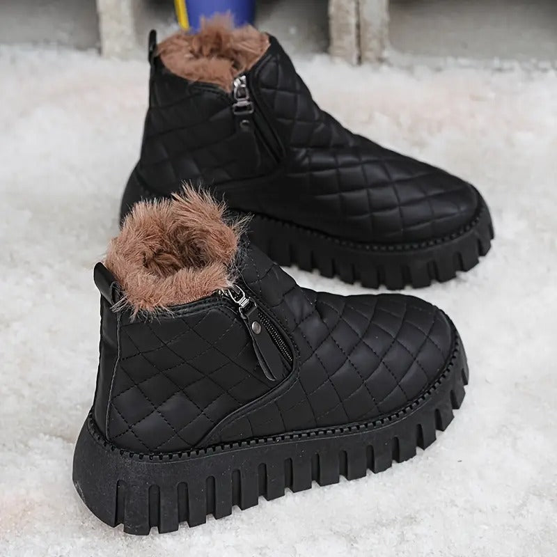 Avelin Lyon | Bottes d'hiver femme à semelle épaisse