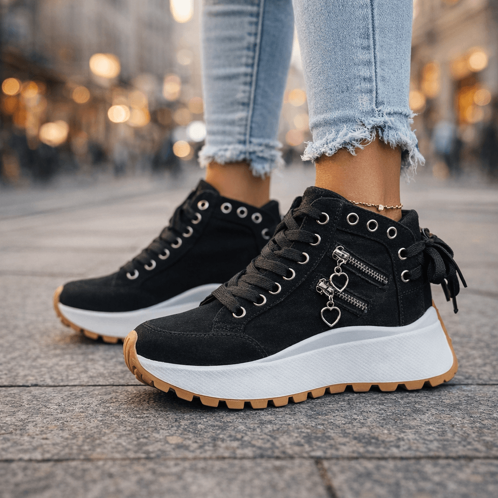 Avelin Lyon | Baskets femme à semelle plateforme