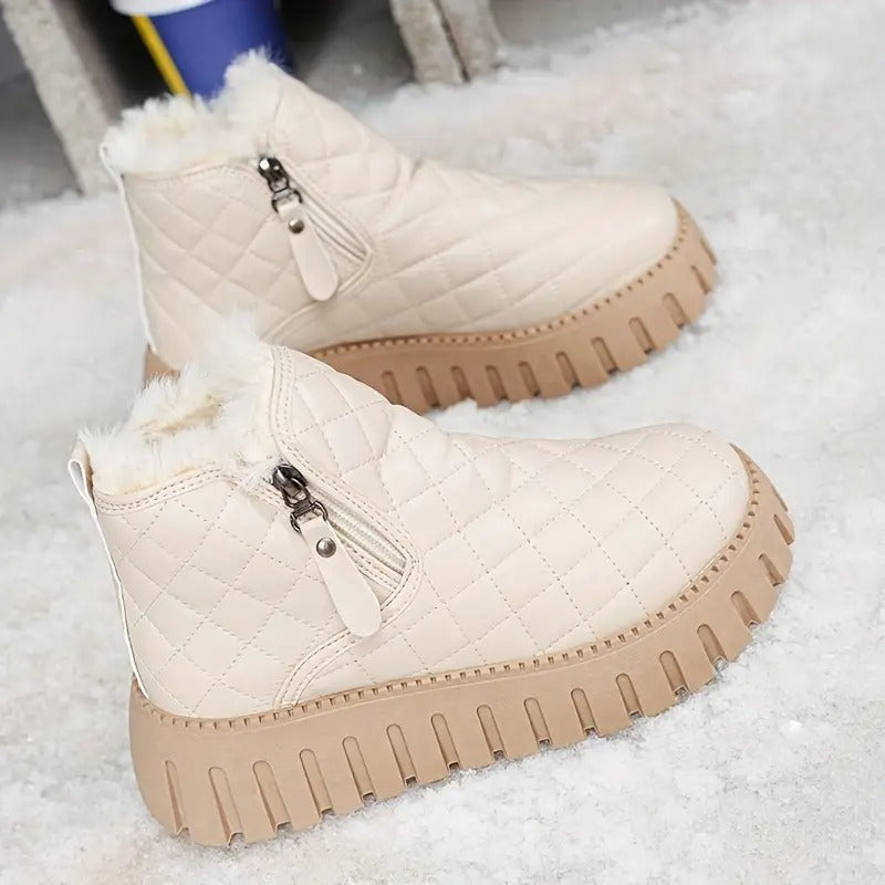 Avelin Lyon | Bottes d'hiver femme à semelle épaisse