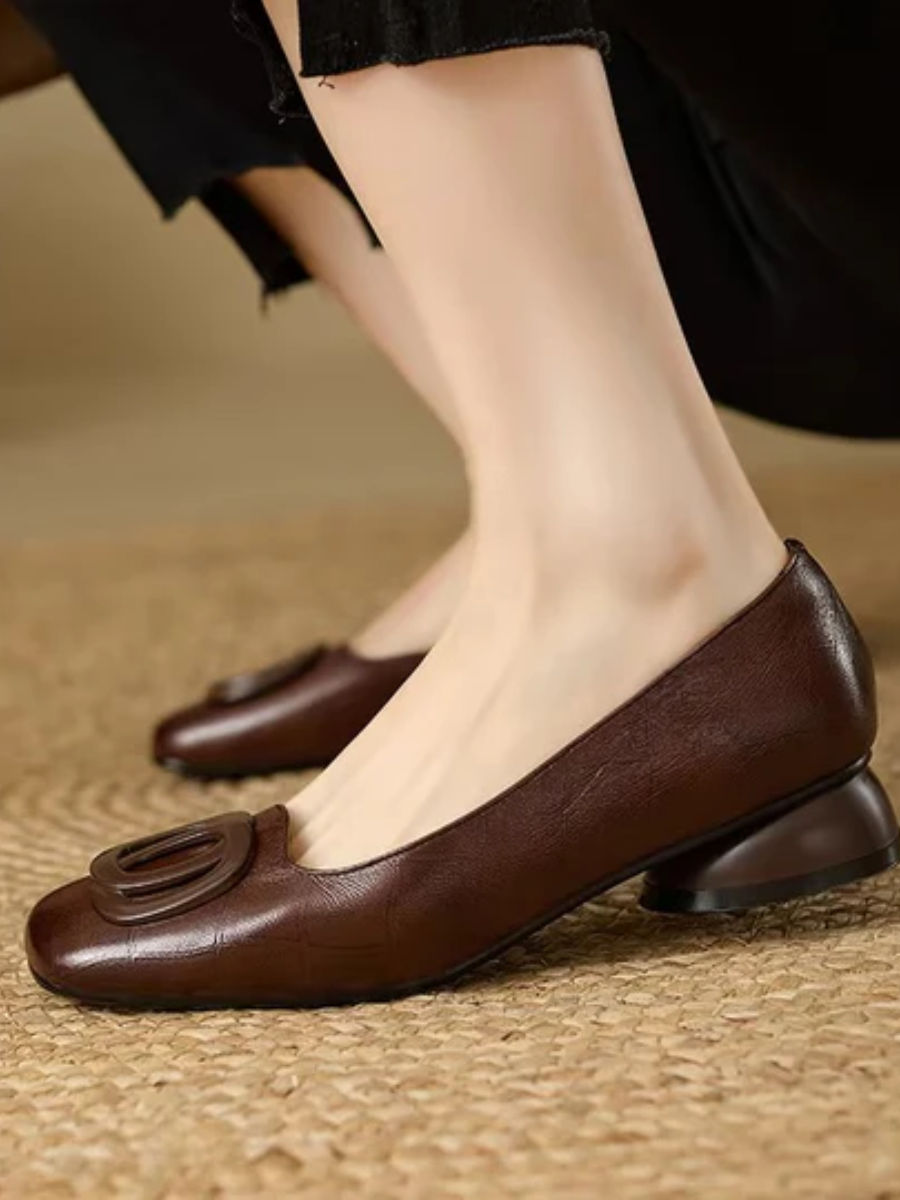 Avelin Lyon | Ballerines femme à ornement sur le dessus