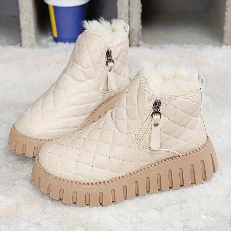 Avelin Lyon | Bottes d'hiver femme à semelle épaisse