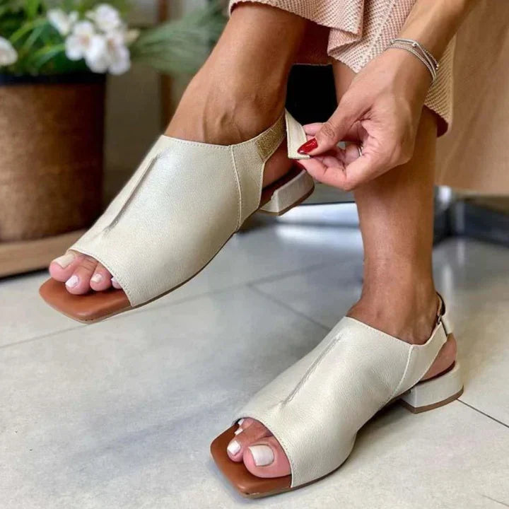 Avelin Lyon | Sandales femme ouvertes à petit talon