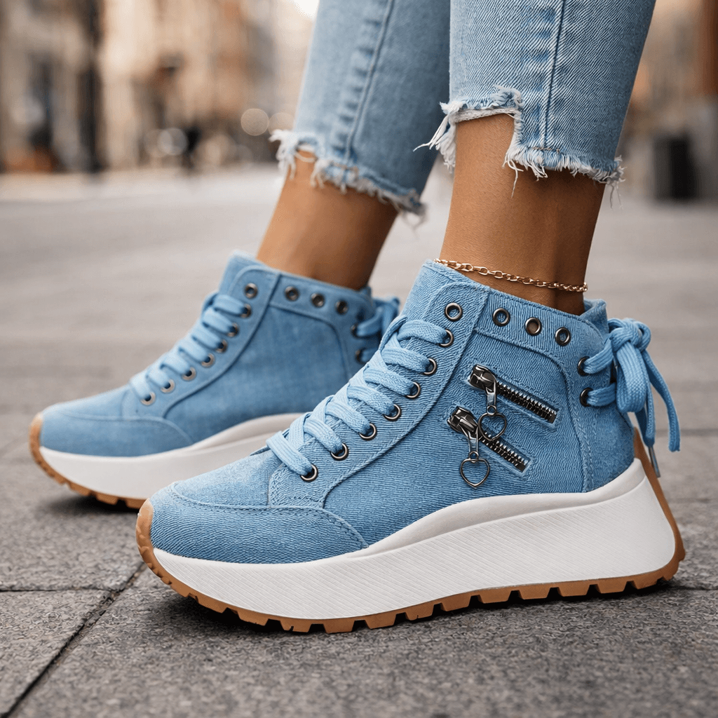 Avelin Lyon | Baskets femme à semelle plateforme