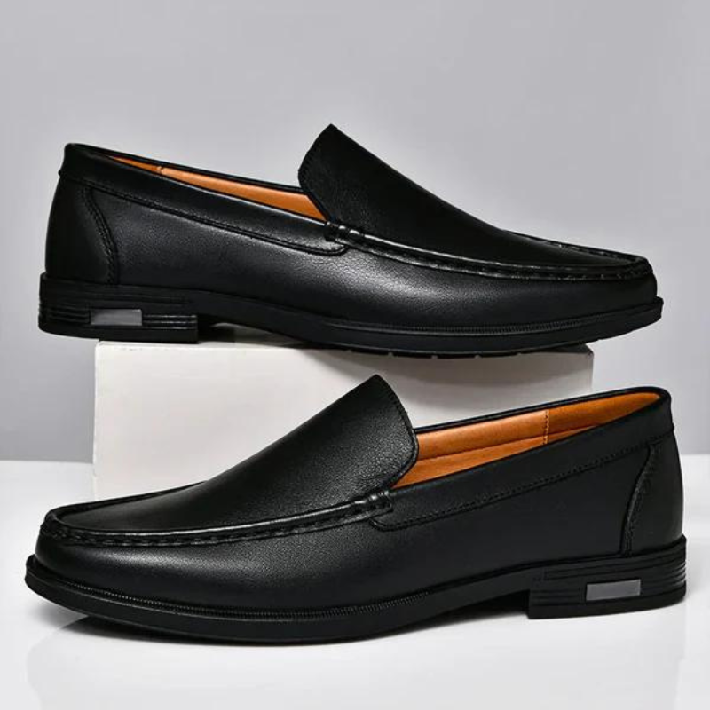 Avelin Lyon | Mocassins homme à coutures contrastées
