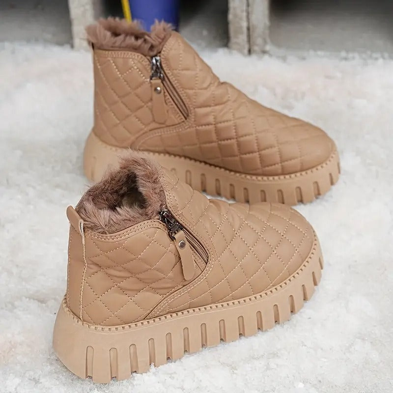 Avelin Lyon | Bottes d'hiver femme à semelle épaisse
