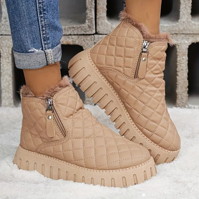 Avelin Lyon | Bottes d'hiver femme à semelle épaisse