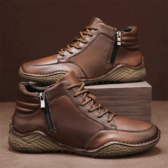 LAURENT MONACO | BOTTES EN CUIR ROBUSTES POUR HOMMES
