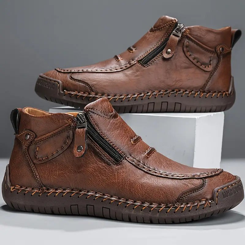 Avelin Lyon | Bottines homme à zip latéral, cinq coloris