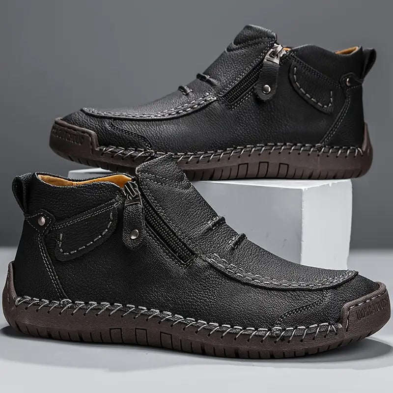 Avelin Lyon | Bottines homme à zip latéral, cinq coloris