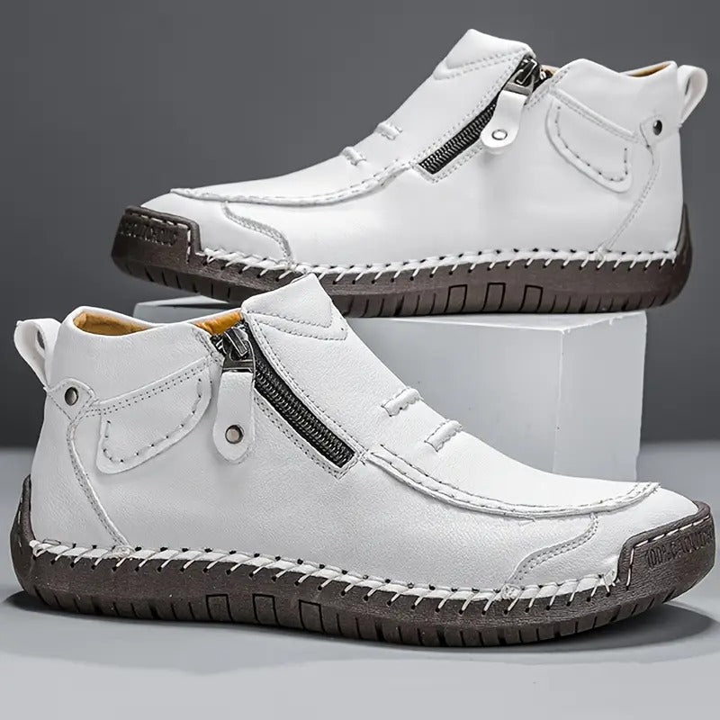 Avelin Lyon | Bottines homme à zip latéral, cinq coloris