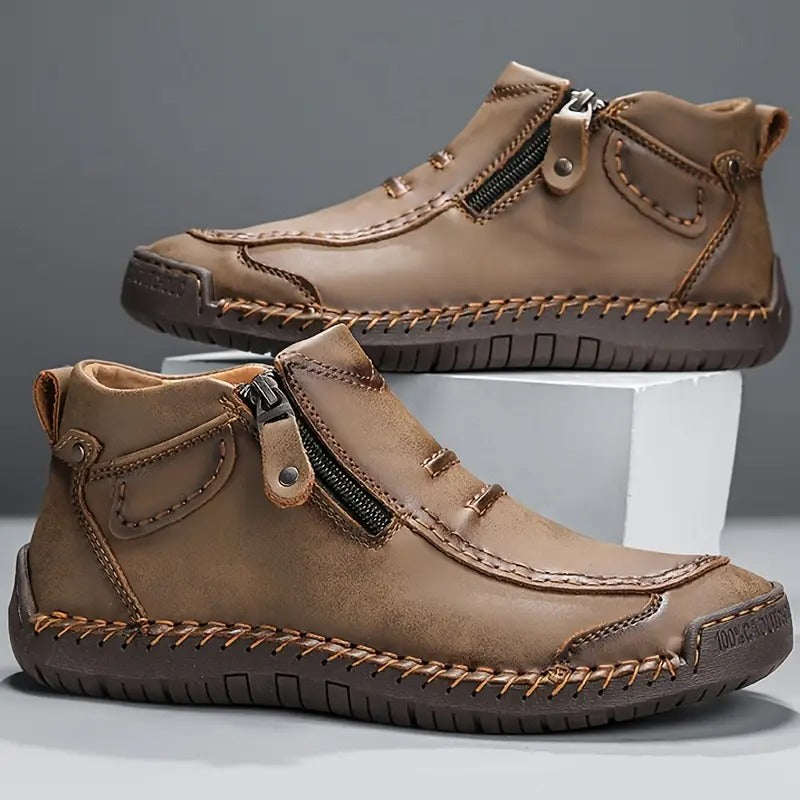 Avelin Lyon | Bottines homme à zip latéral, cinq coloris