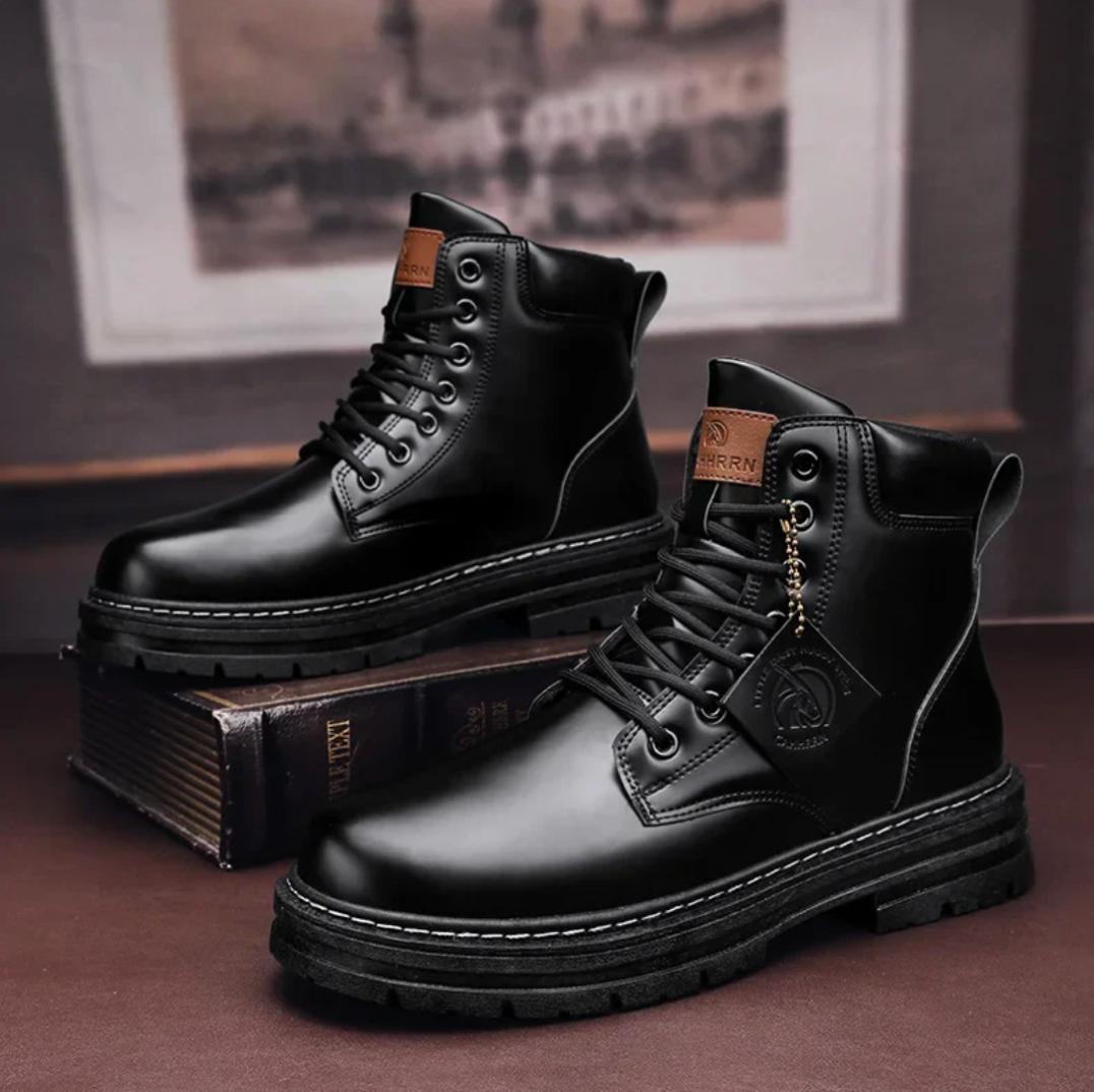 Avelin Lyon | Bottines homme à lacets et semelle épaisse
