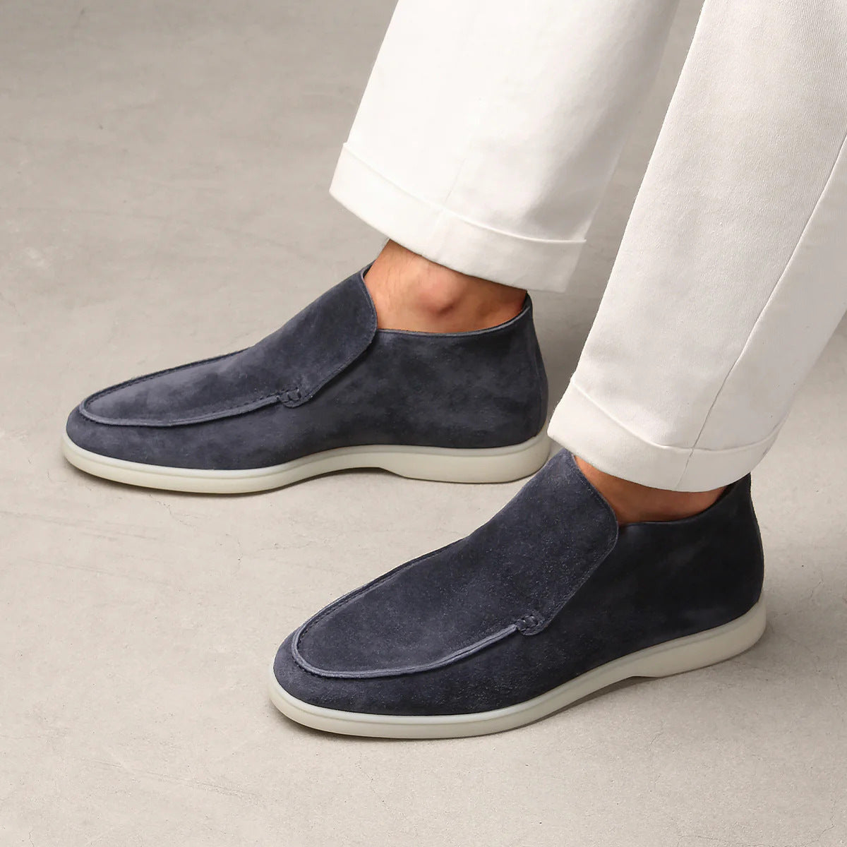 Avelin Lyon | Mocassins homme à empeigne haute