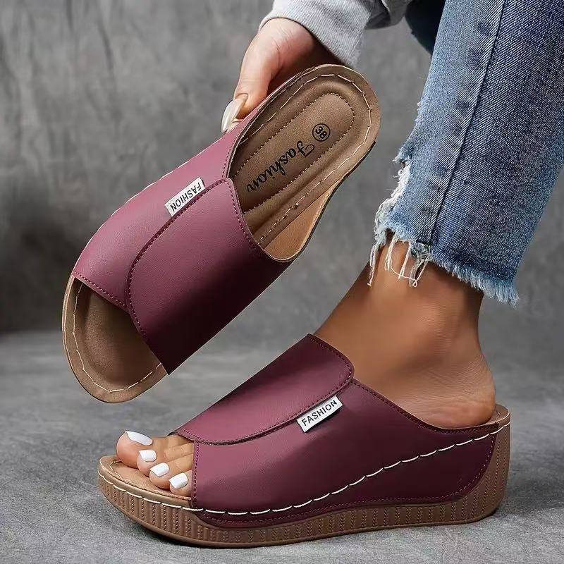 Avelin Lyon | Sandales compensées femme à bride large