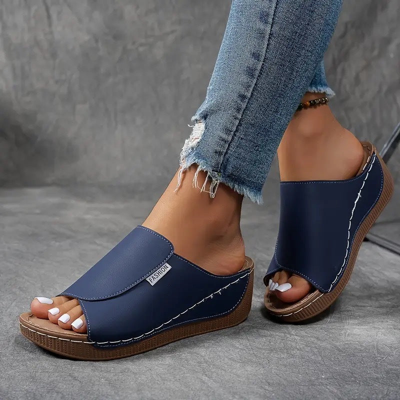 Avelin Lyon | Sandales compensées femme à bride large