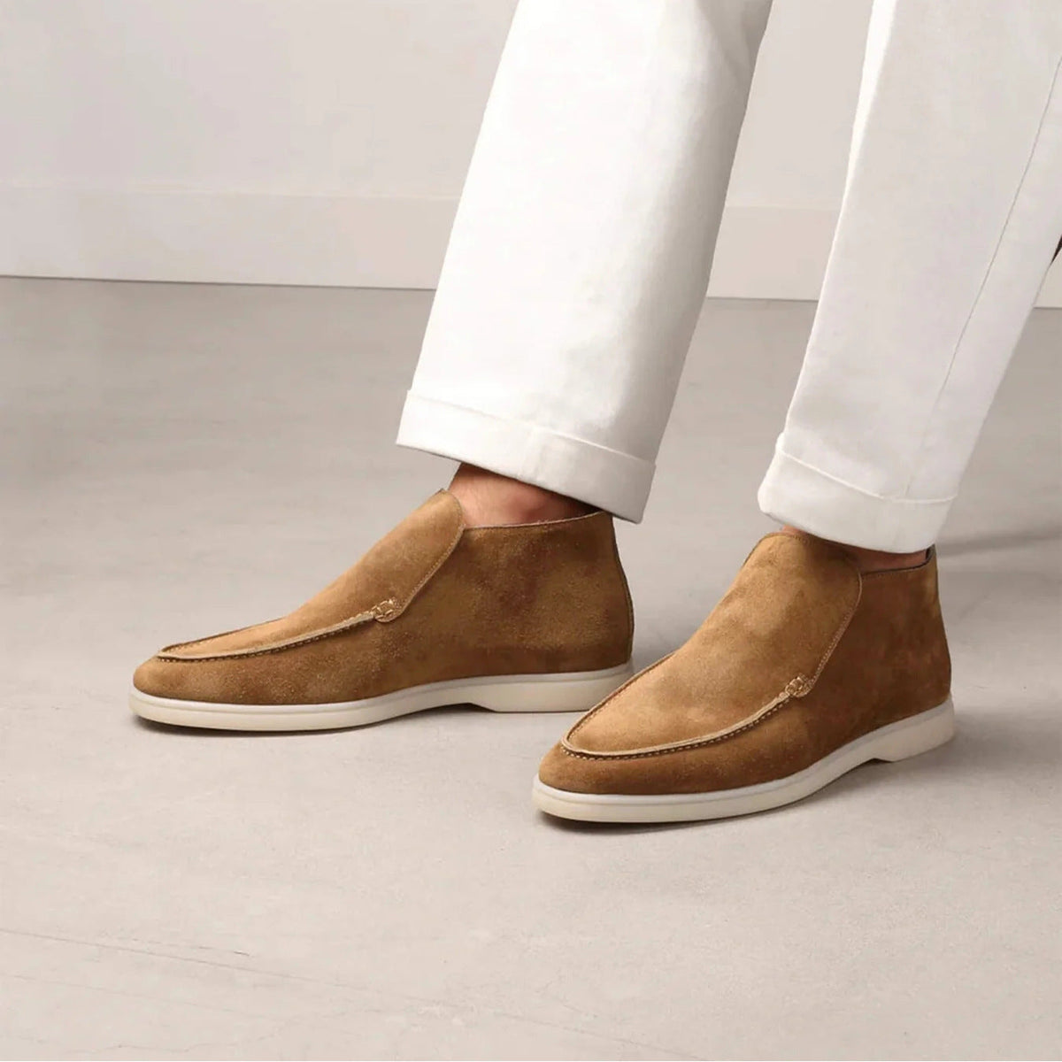 Avelin Lyon | Mocassins homme à empeigne haute