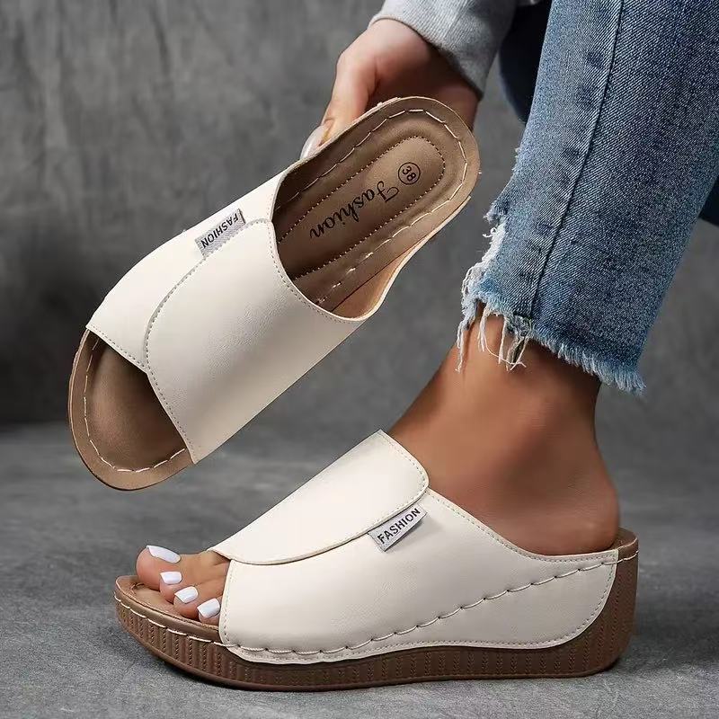Avelin Lyon | Sandales compensées femme à bride large