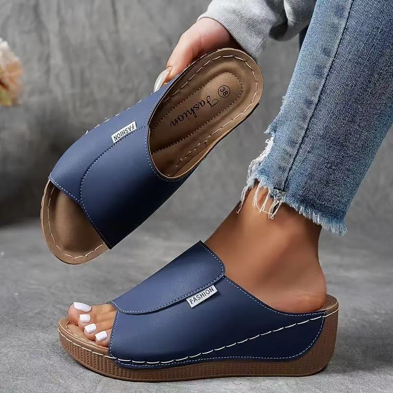 Avelin Lyon | Sandales compensées femme à bride large