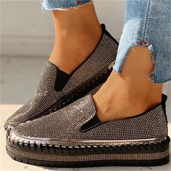 Avelin Lyon | Mocassins femme à finition brillante