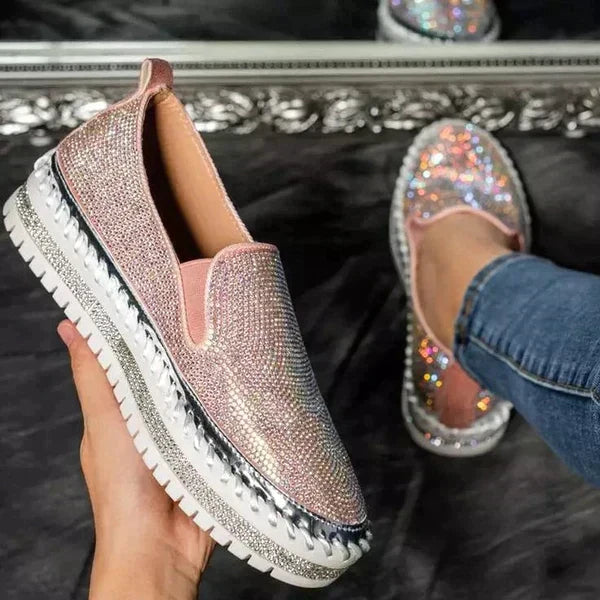 Avelin Lyon | Mocassins femme à finition brillante