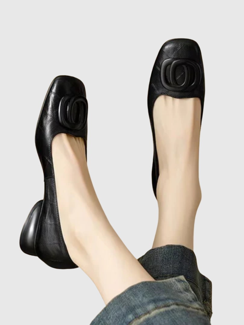 Avelin Lyon | Ballerines femme à ornement sur le dessus
