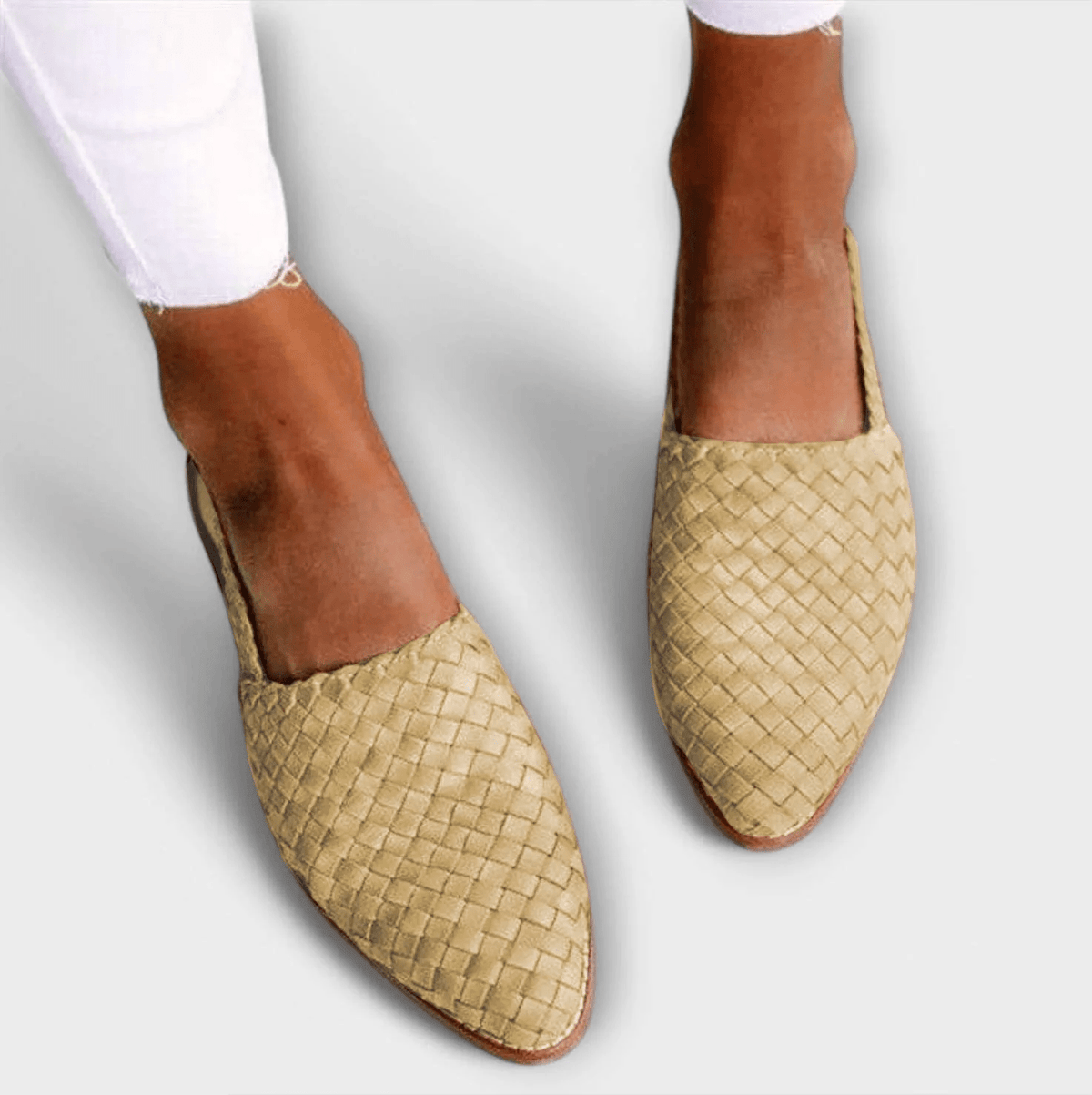 Avelin Lyon | Mules femme à tige tressée en relief