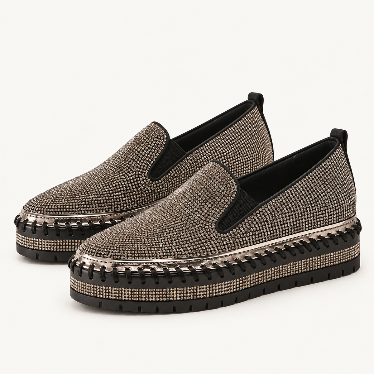 Avelin Lyon | Mocassins femme à finition brillante