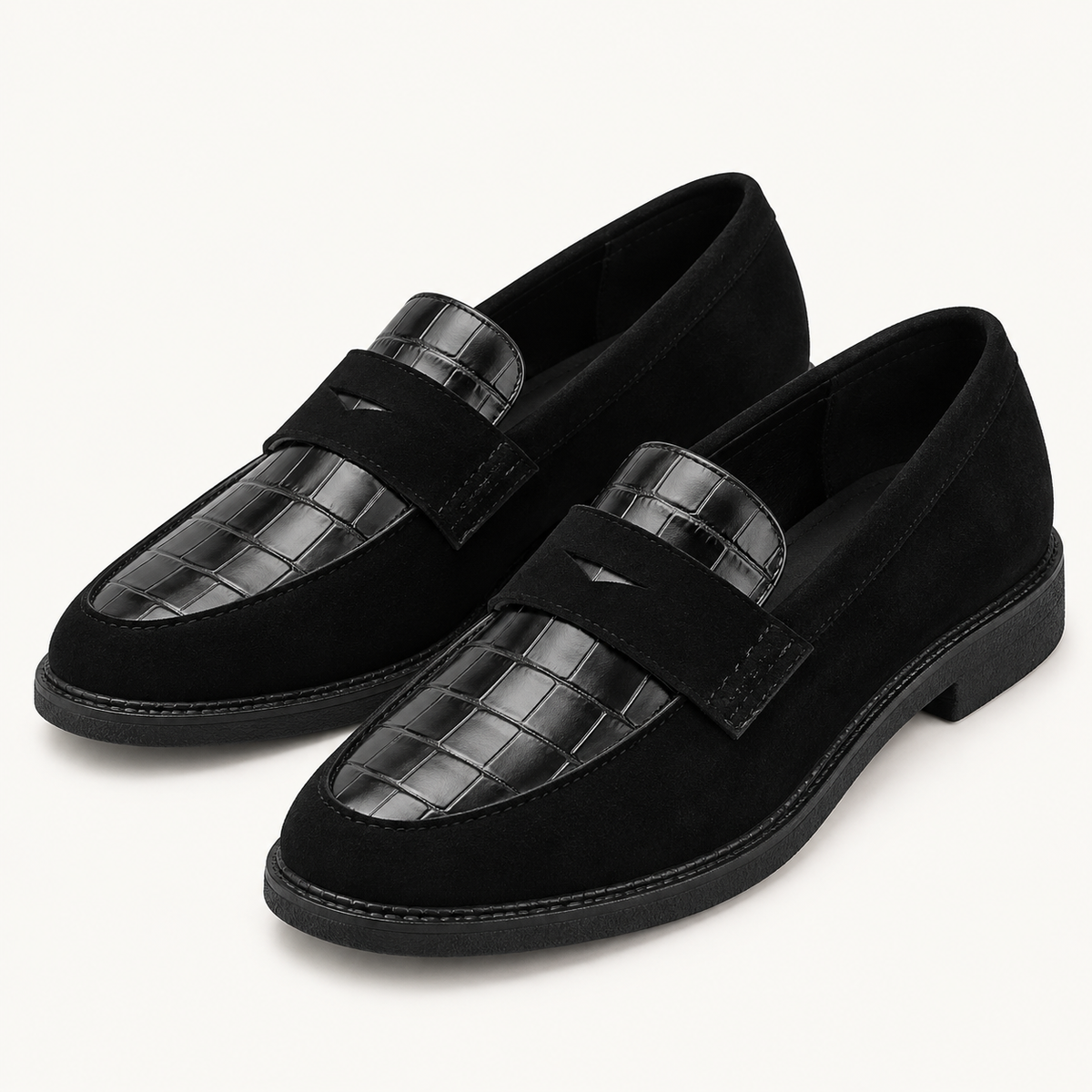 Avelin Lyon | Mocassins femme noirs à enfiler