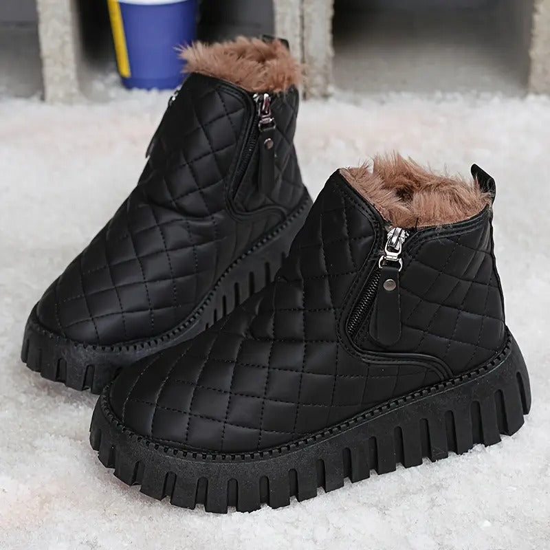 Avelin Lyon | Bottes d'hiver femme à semelle épaisse