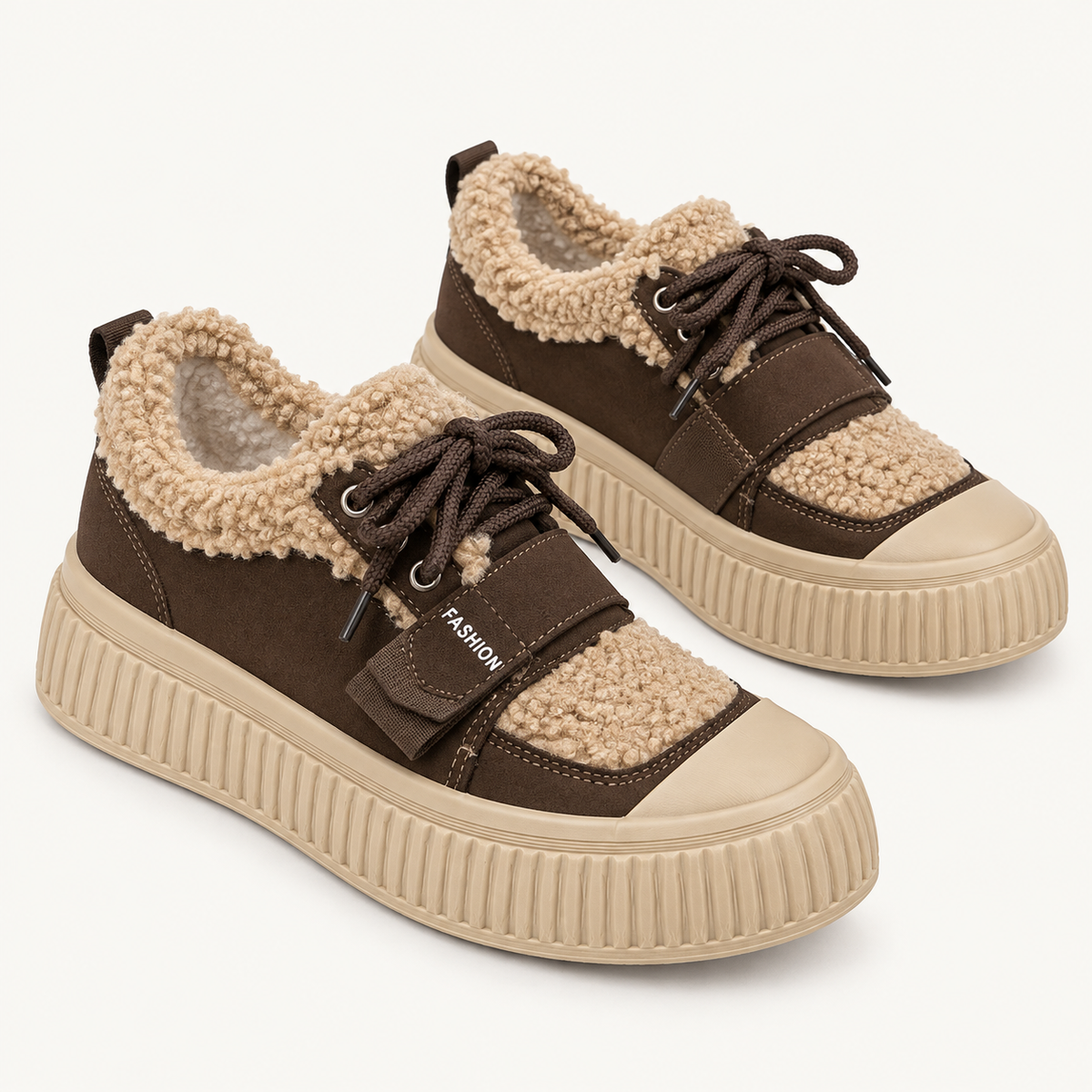 Avelin Lyon | Baskets montantes femme à semelle épaisse