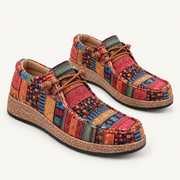 Avelin Lyon | Baskets femme à motif patchwork coloré