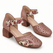 Avelin Lyon | Chaussures Mary Jane femme à imprimé floral