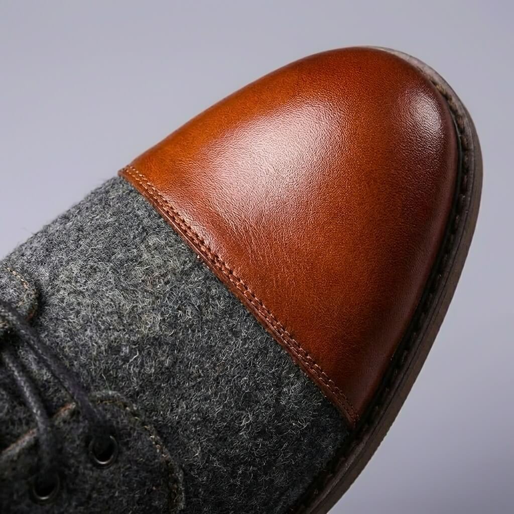 Avelin Lyon | Bottines homme à panneaux contrastés