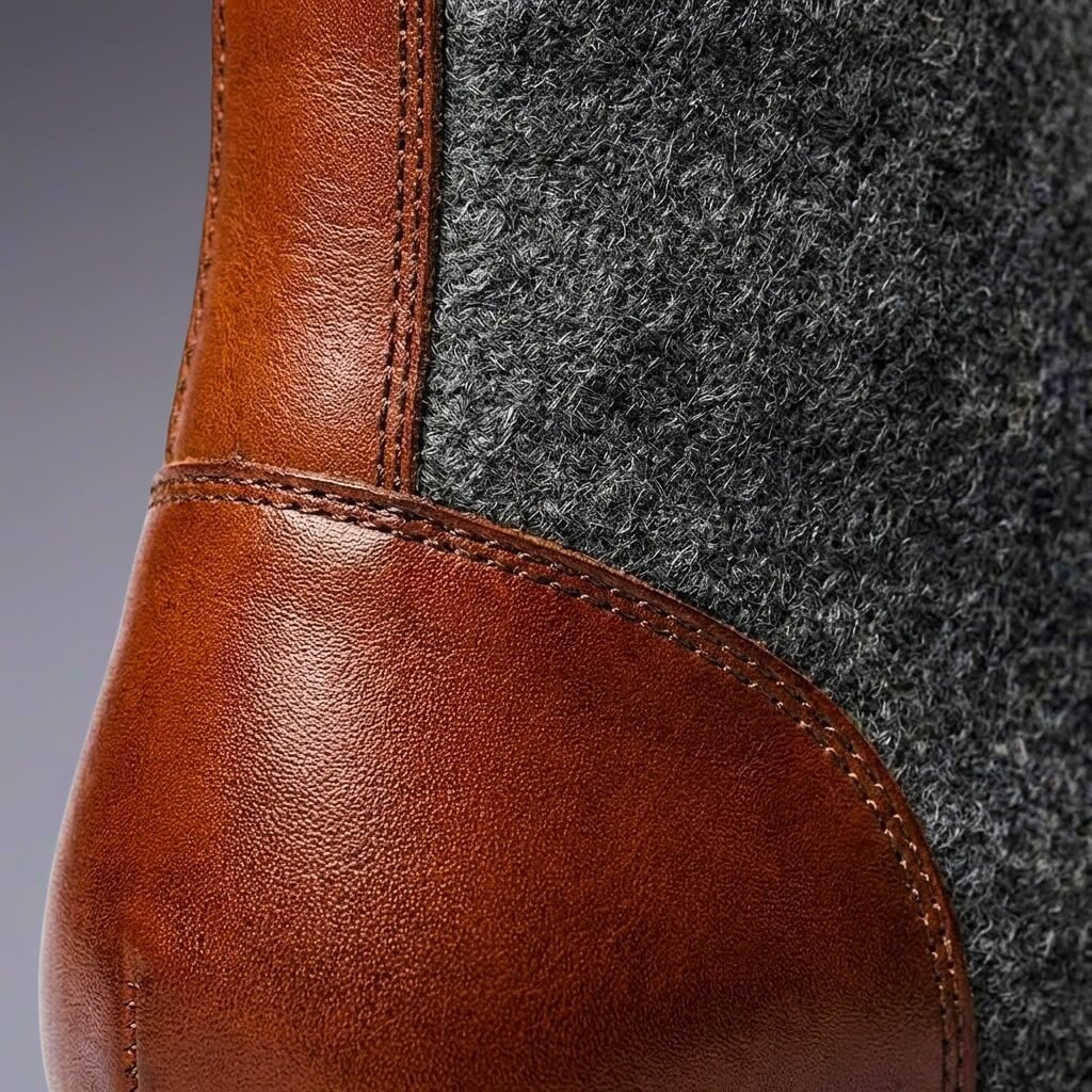 Avelin Lyon | Bottines homme à panneaux contrastés