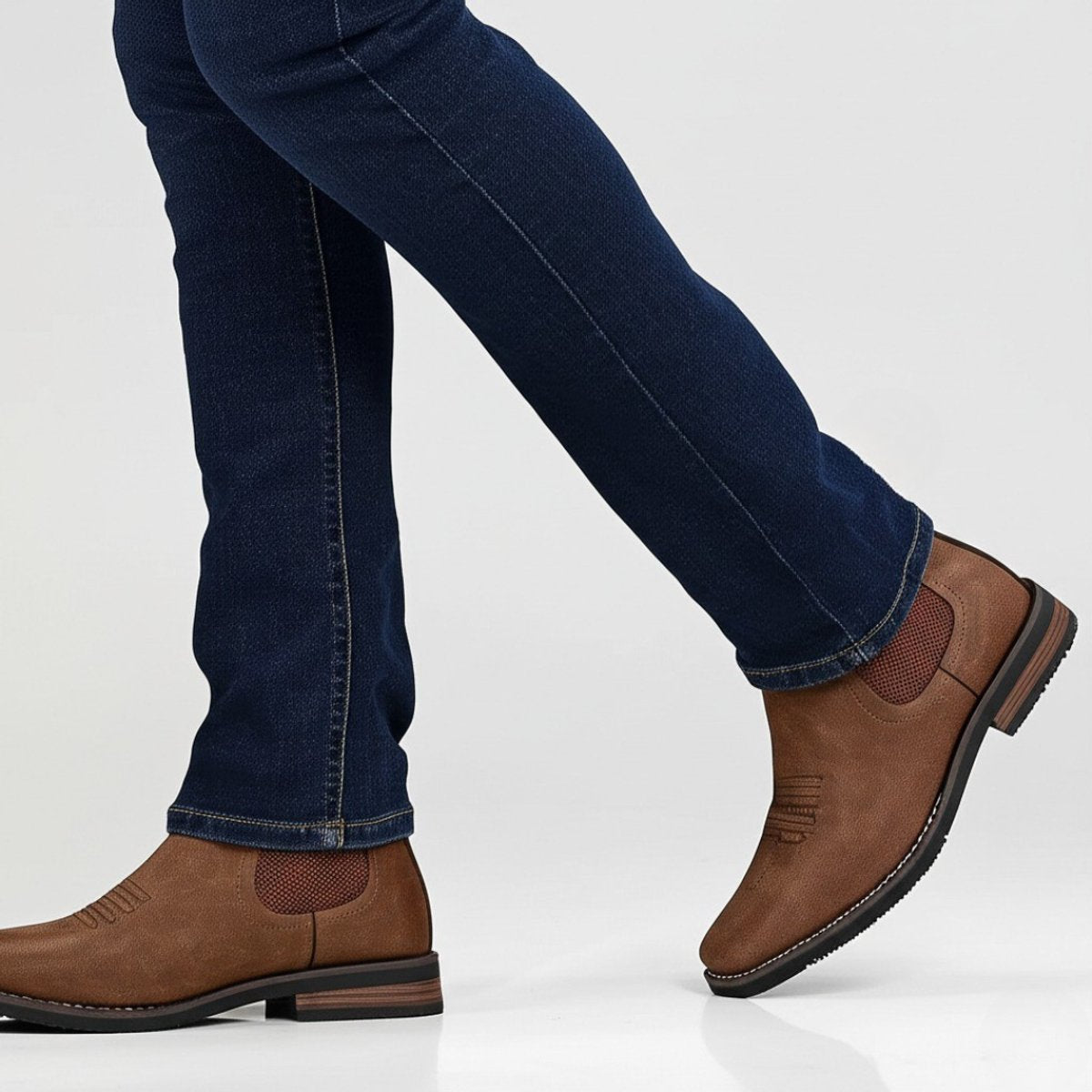Bottines chelsea à élastiques latéraux pour homme