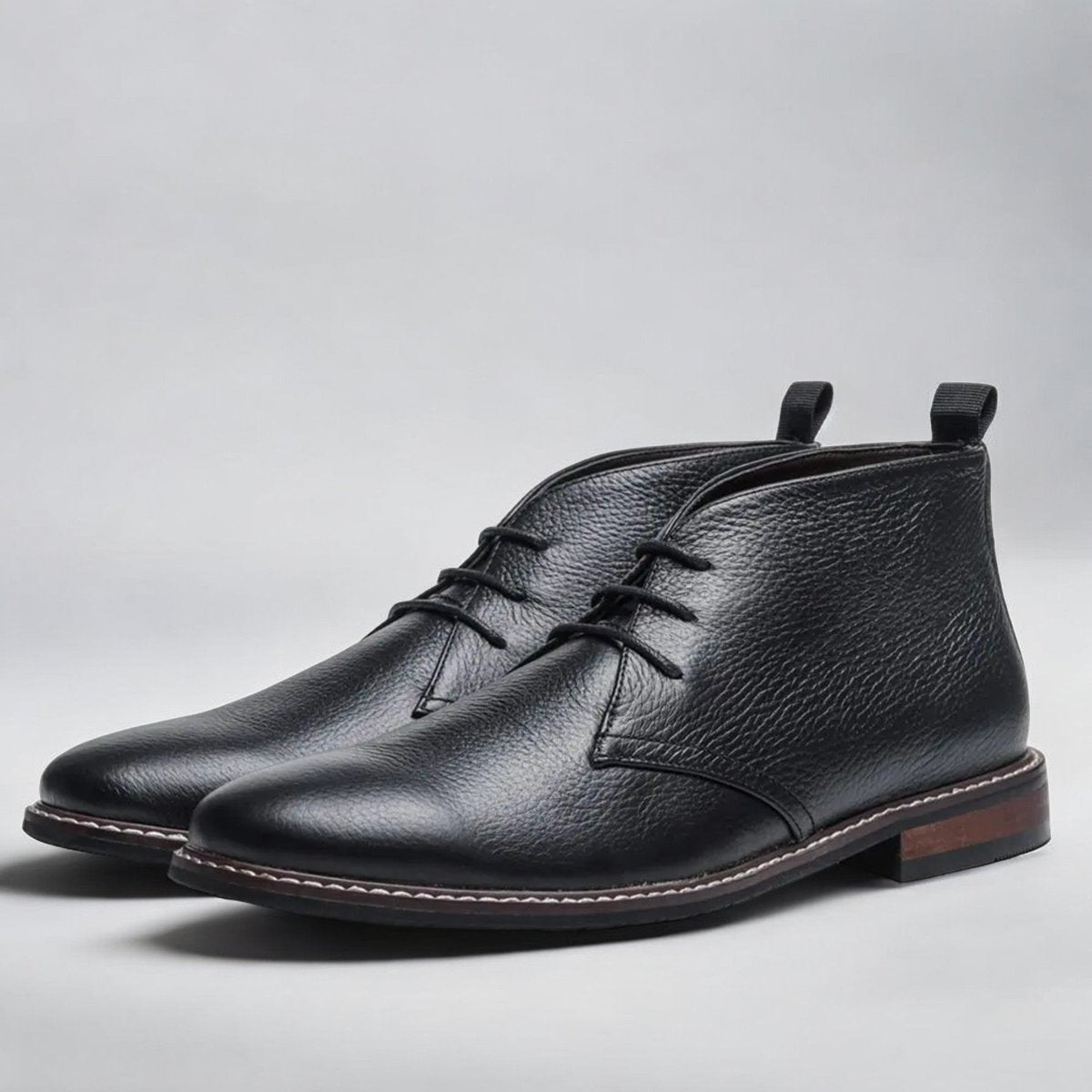 Avelin Lyon | Bottines chukka homme à laçage court