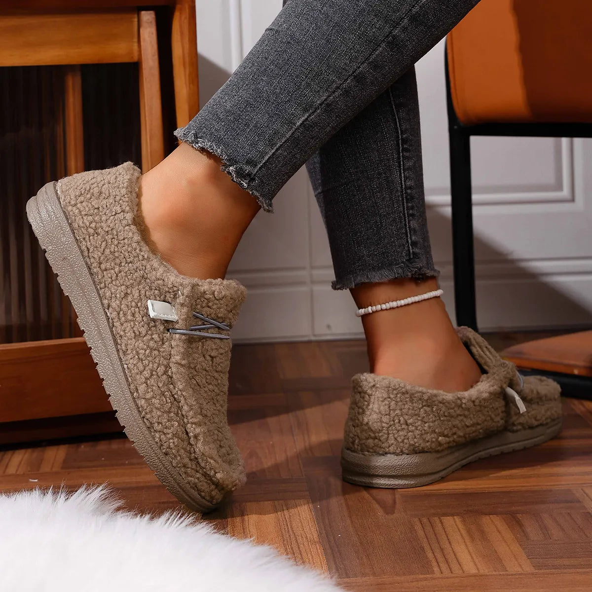 Avelin Lyon | Chaussons femme à semelle épaisse
