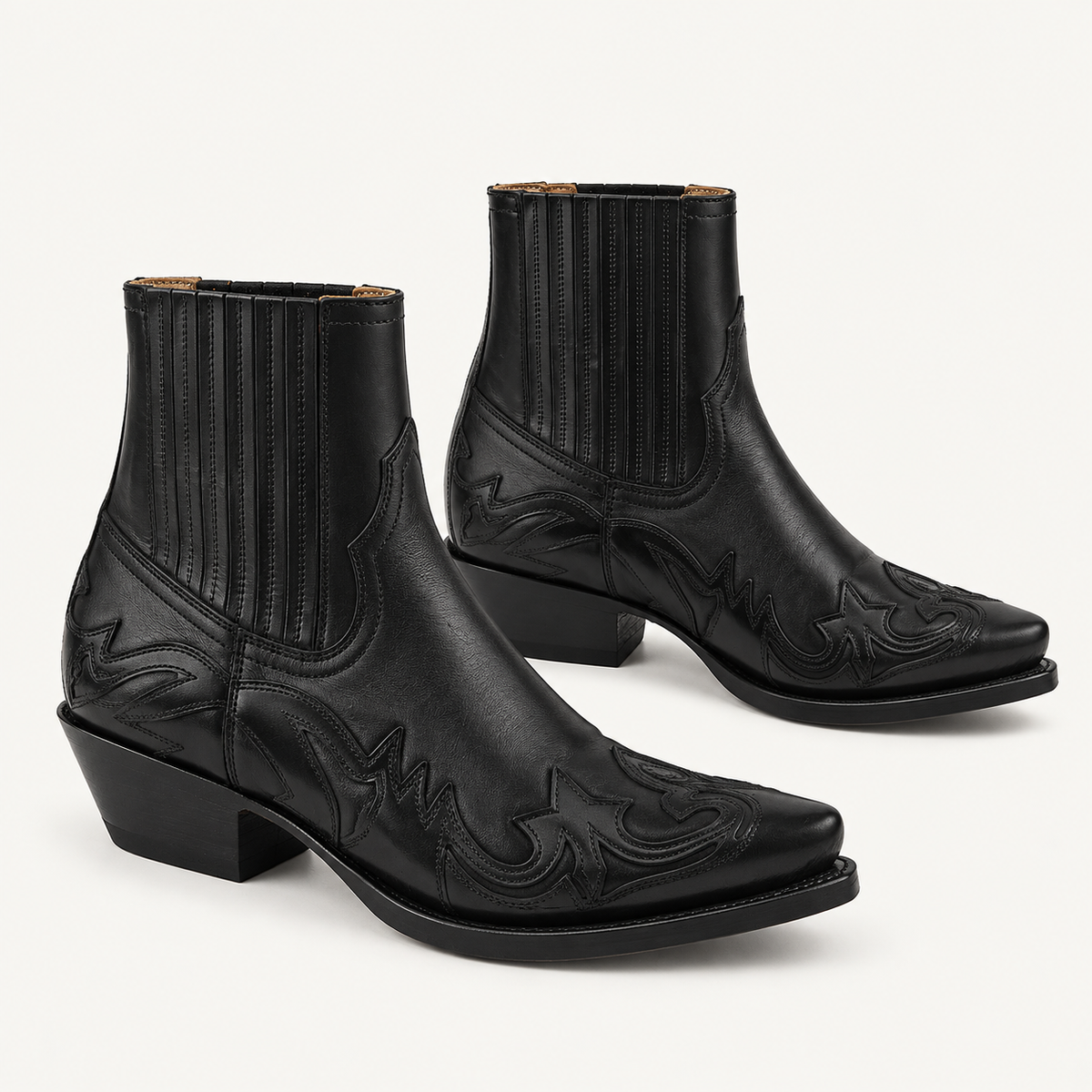 Avelin Lyon | Bottes western homme à coutures apparentes