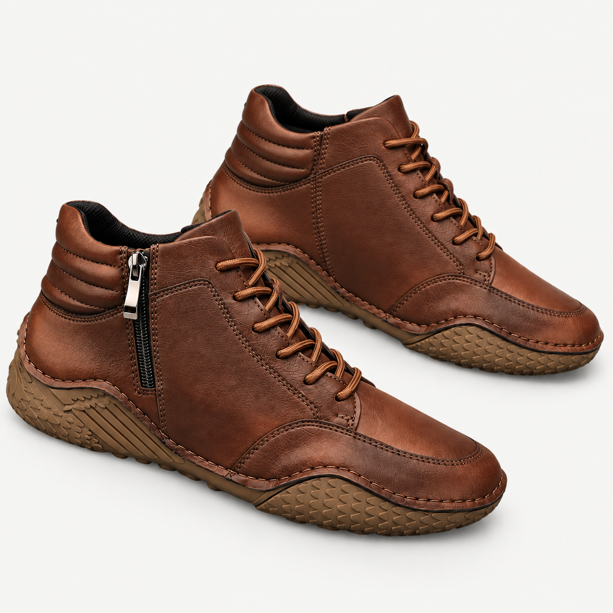 LAURENT MONACO | BOTTES EN CUIR ROBUSTES POUR HOMMES