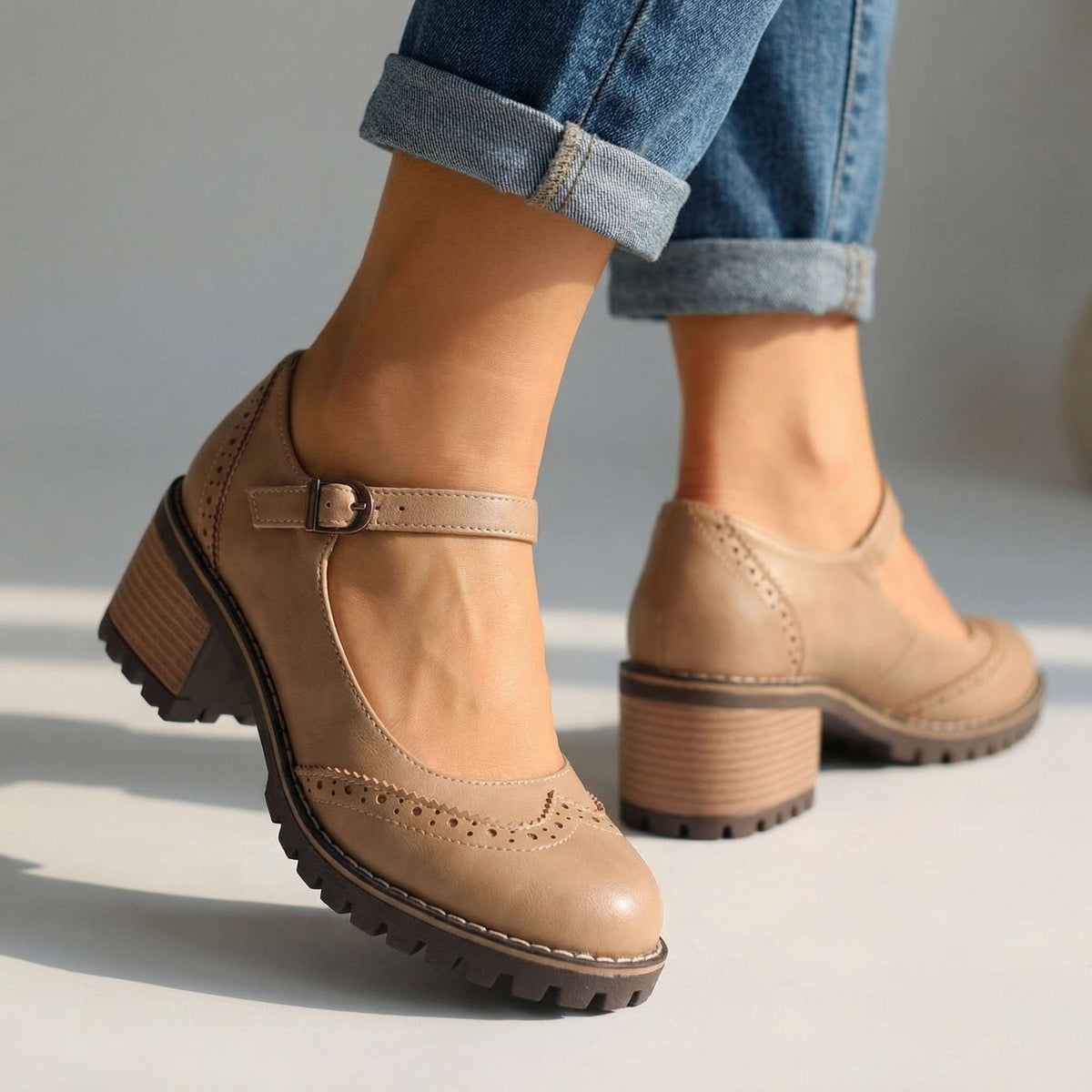 Avelin Lyon | Chaussures Mary Jane femme à bout rond