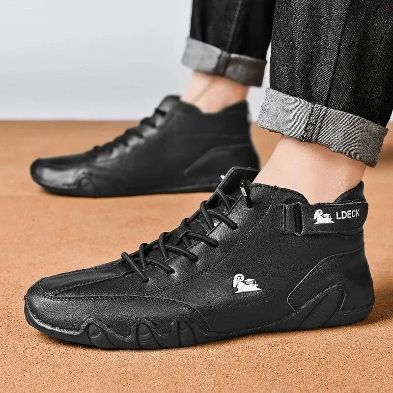 Avelin Lyon | Baskets montantes homme à lacets
