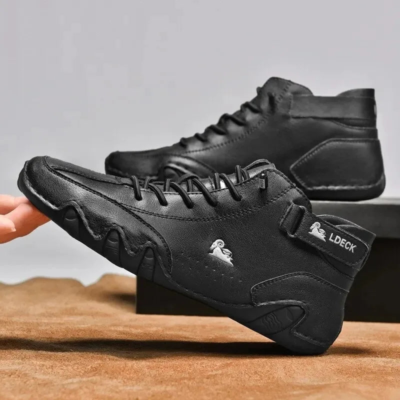 Avelin Lyon | Baskets montantes homme à lacets