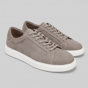 Lage Sneakers Heren Suede Grijs Casual