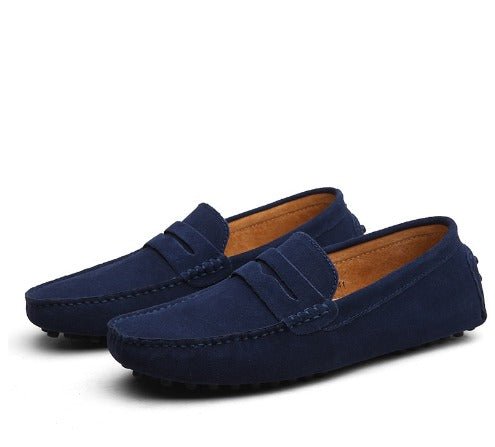 Avelin Lyon | Mocassins homme unis à bout arrondi