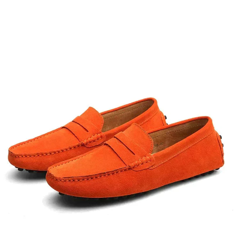 Avelin Lyon | Mocassins homme unis à bout arrondi