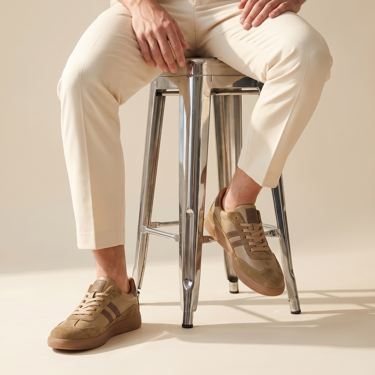 Avelin Lyon | Baskets homme à bandes latérales