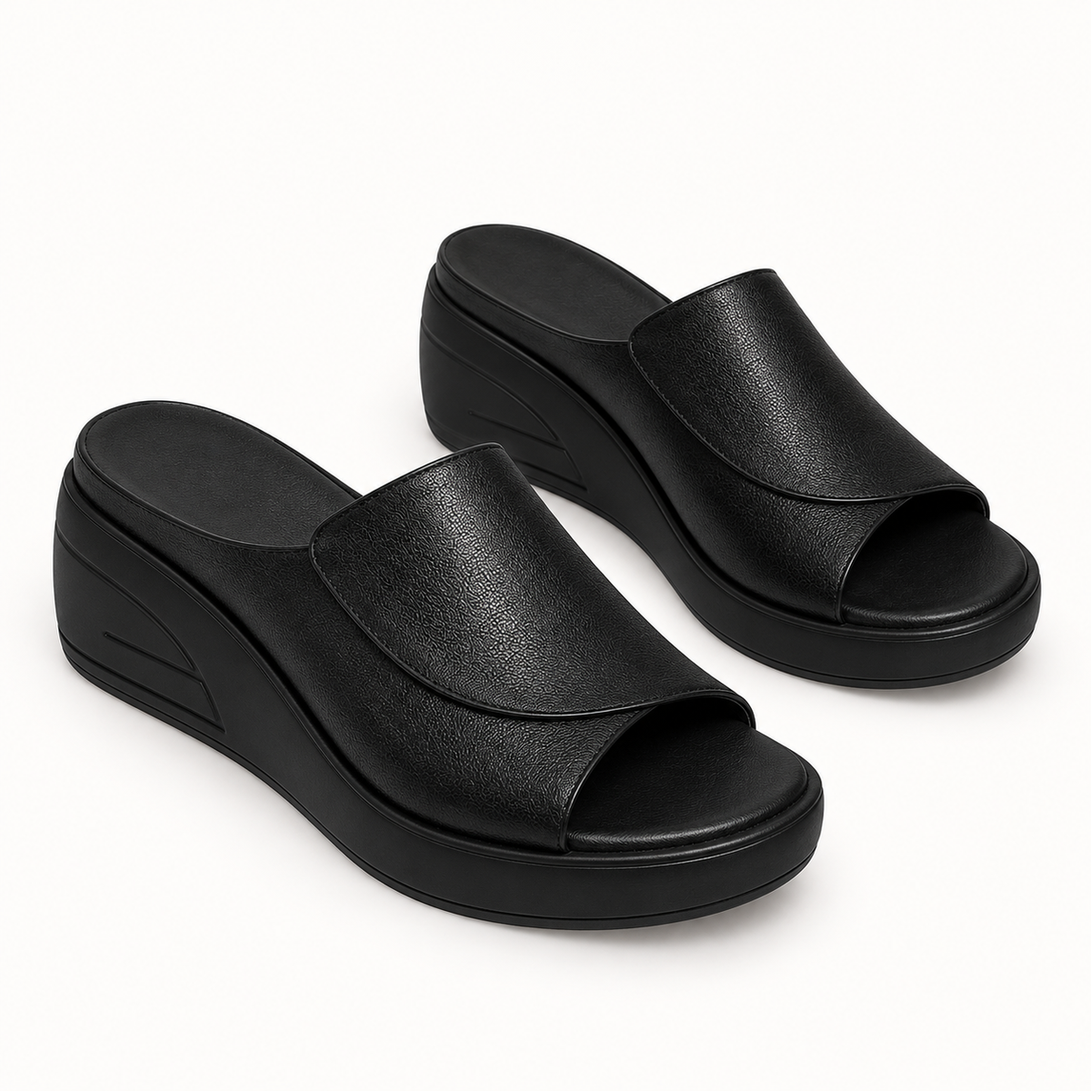 Avelin Lyon | Mules femme à semelle compensée